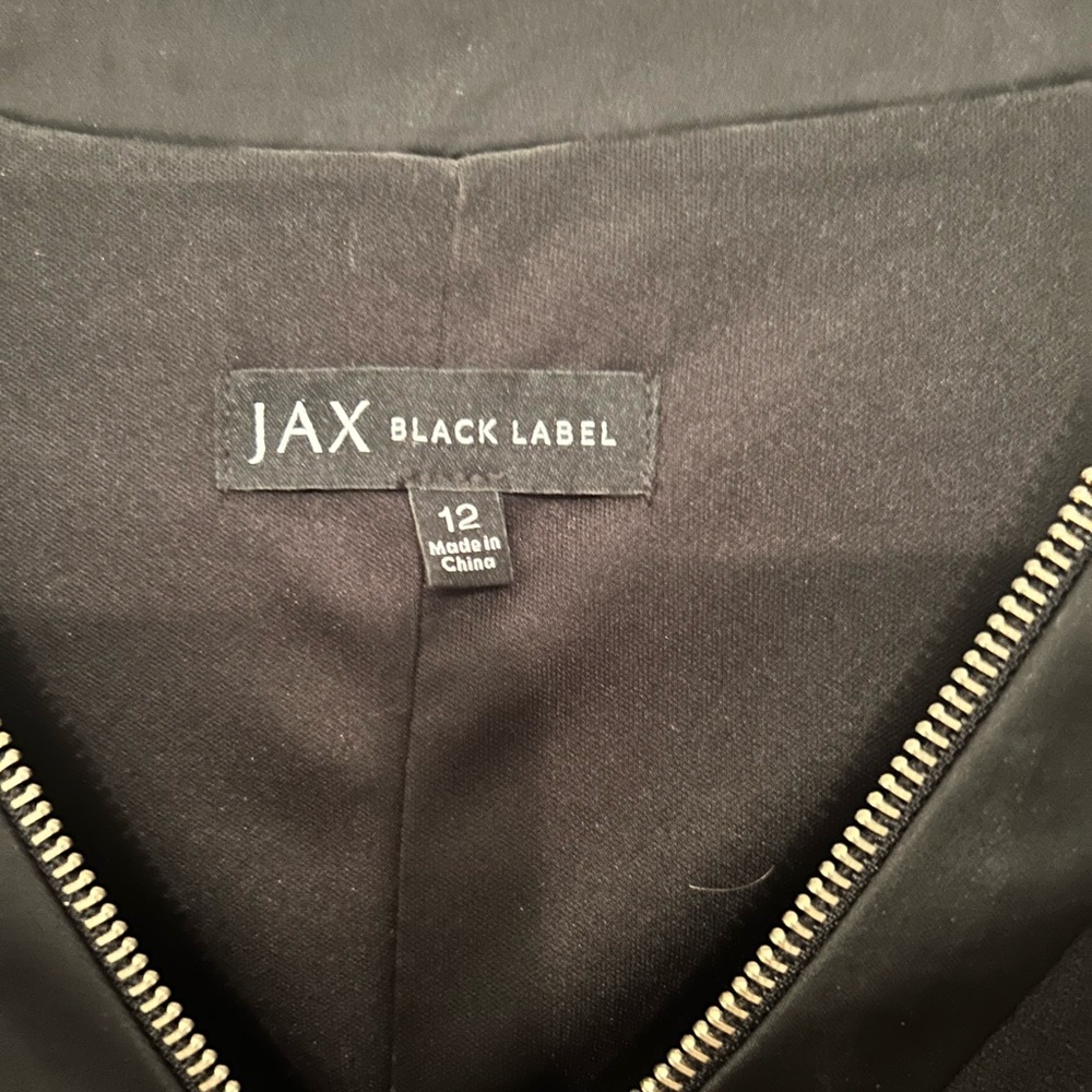 JAX Black Label Zippered Dress